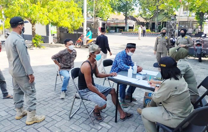 Masih PPKM Level 3, Polres Ngawi Tetap Gelar Operasi Yustisi Penegakan Prokes