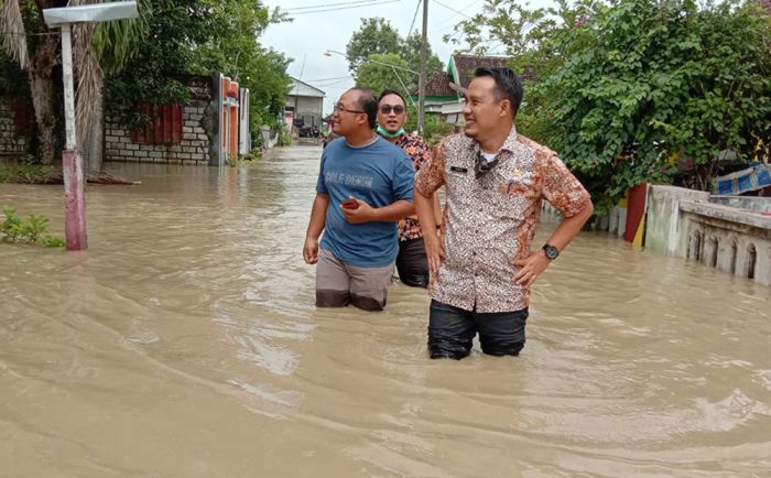 Kali Lamong Meluap, 7 Desa di Kecamatan Balongpanggang Gresik Terendam Kali Lamong Meluap, 7 Desa di Kecamatan Balongpanggang Gresik Terendam