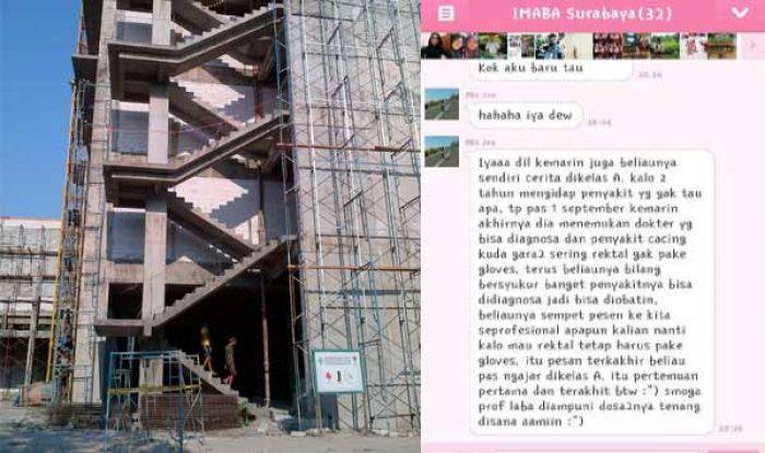 Bunuh Diri Guru Besar Unair di Tower ITS, Ditemukan Kejanggalan Bunuh Diri Guru Besar Unair di Tower ITS, Ditemukan Kejanggalan