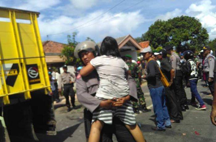 Eksekusi Rumah di Kangenan Pamekasan Ricuh, Polisi Sita 10 Bom Molotov