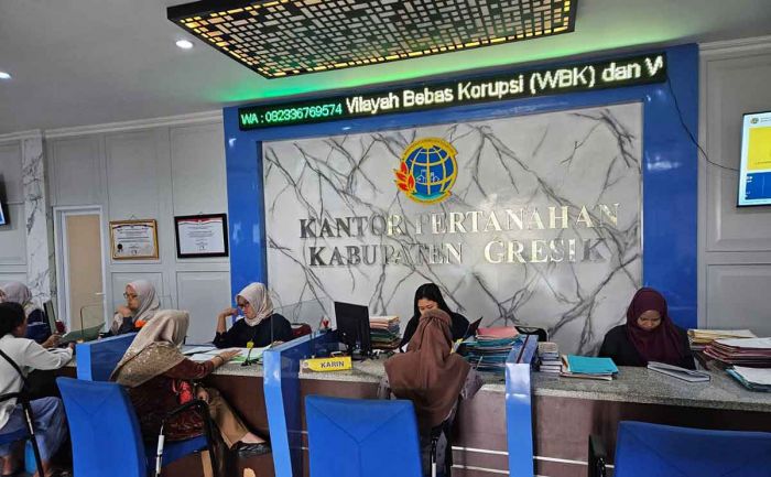 Tuntaskan Ribuan Layanan Pertanahan, Kantah Gresik Torehkan Nilai Kinerja 99,90 Persen Tuntaskan Ribuan Layanan Pertanahan, Kantah Gresik Torehkan Nilai Kinerja 99,90 Persen