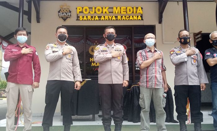 Manjakan Wartawan, Polres Madiun Kota Sediakan Ruang Pojok Media Manjakan Wartawan, Polres Madiun Kota Sediakan Ruang Pojok Media