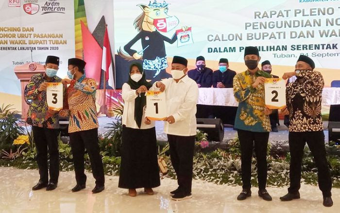 KPU Tuban Sukses Launching Jingle, Maskot, Hingga Gelar Undian Nomor Urut Paslon