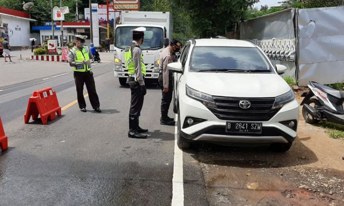 Halau Pemudik Masuk Blitar, 7 Pos Check Point Didirikan Halau Pemudik Masuk Blitar, 7 Pos Check Point Didirikan