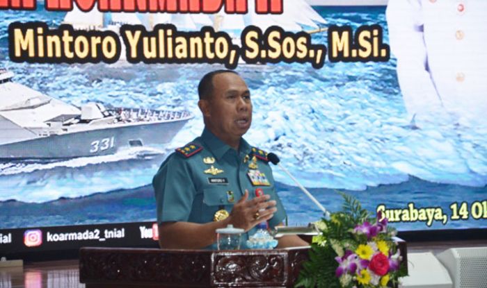 Inilah Pesan Laksda TNI Mintoro Yulianto Kepada Keluarga Besar Koarmada II Saat Exit Briefing Inilah Pesan Laksda TNI Mintoro Yulianto Kepada Keluarga Besar Koarmada II Saat Exit Briefing