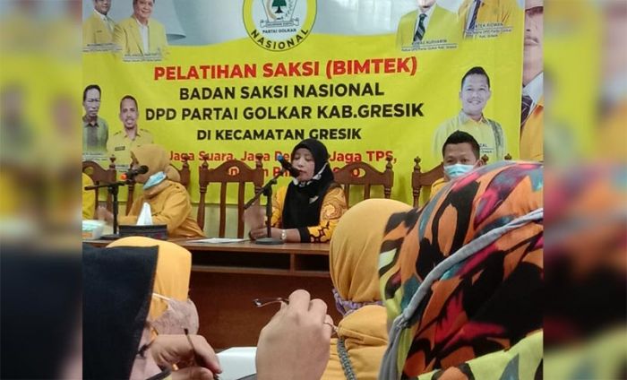 Optimis Paslon Niat Menang, Golkar Gresik Bimtek 6.022 Saksi Untuk Coblosan Pilkada