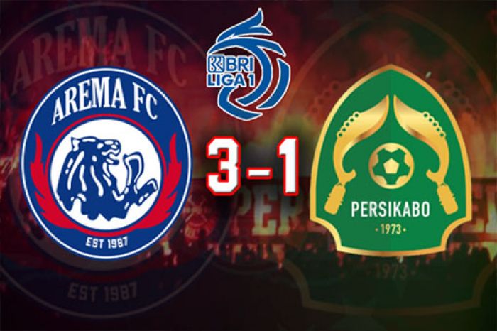 Hasil Liga 1: Arema FC Bekuk Persikabo 3-1