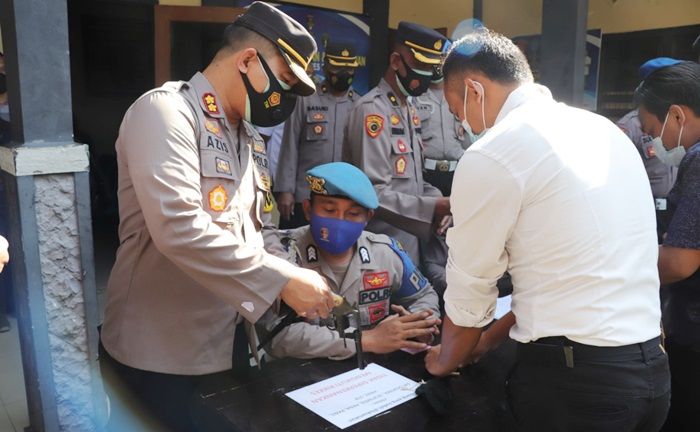 Cegah Penyalahgunaan, Polres Ponorogo Gelar Pemeriksaan Senpi Anggota 