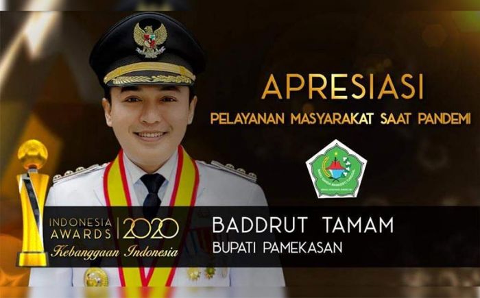 Pelayanan Prima di Masa Pandemi Antarkan Bupati Pamekasan Raih Penghargaan Indonesia Award 2020 Pelayanan Prima di Masa Pandemi Antarkan Bupati Pamekasan Raih Penghargaan Indonesia Award 2020