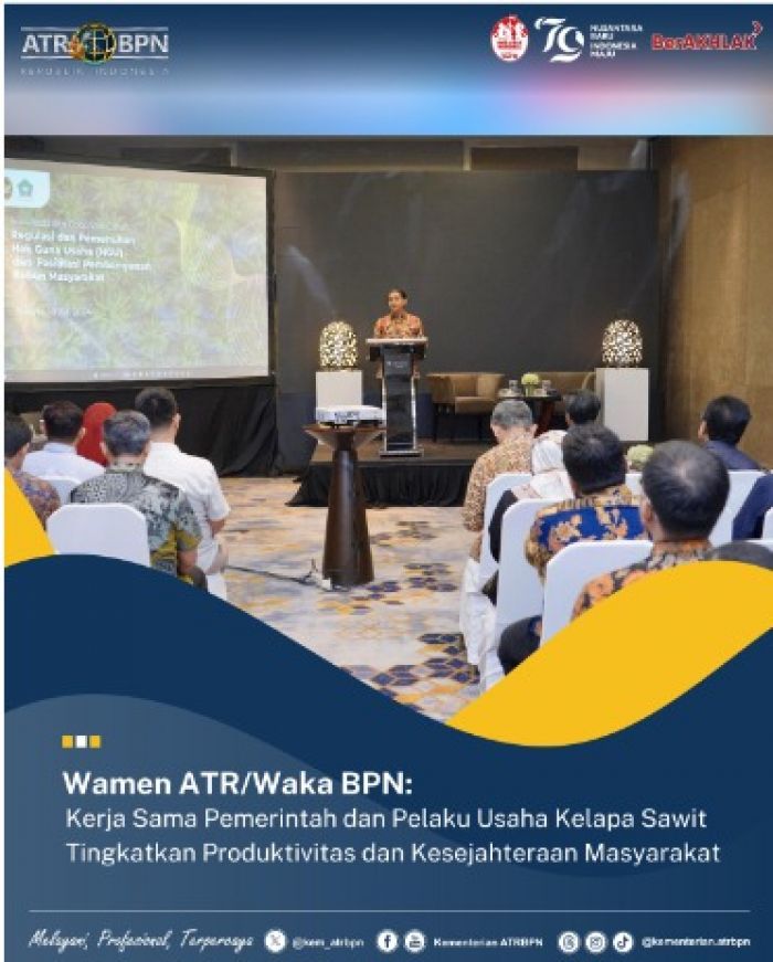 Wamen ATR BPN Ungkap Kerja Sama Antara Pemerintah dan Petani Kelapa Sawit Wamen ATR BPN Ungkap Kerja Sama Antara Pemerintah dan Petani Kelapa Sawit