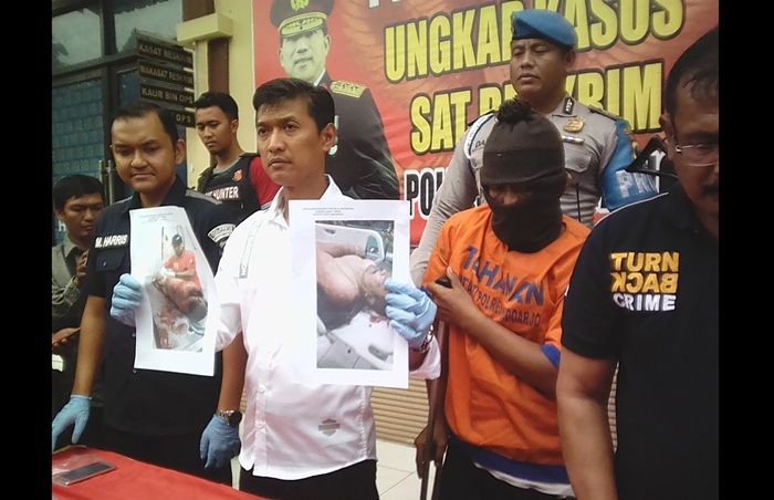 Satu dari Dua Pelaku Begal Juragan Arisan di Jabon Sidoarjo Berhasil Dibekuk