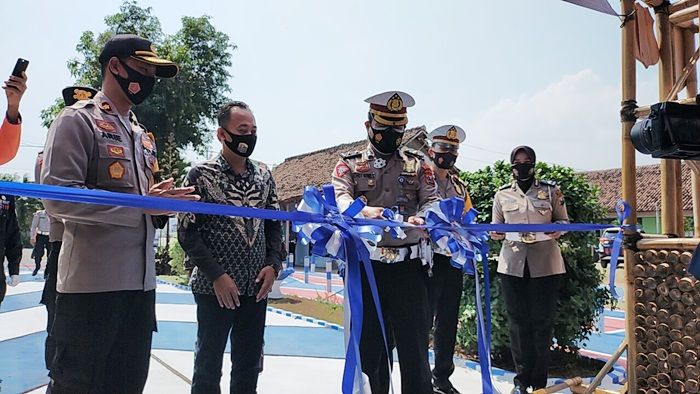 ​Peringati HUT Lalu Lintas ke-65, Satlantas Polres Ngawi Gelar Lomba Kampung Tangguh