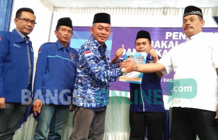 Daftar di Demokrat Jombang, Kaji Khodir Optimis Kantongi Rekom Cabup 2018