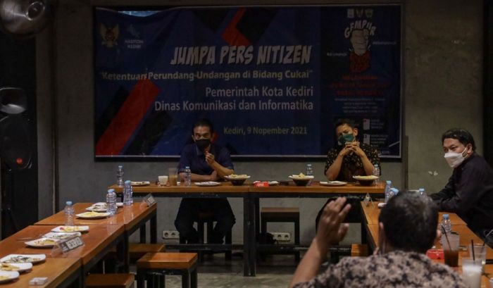 Diskominfo Kota Kediri Gandeng Pegiat Media Sosial untuk Gempur Peredaran Rokok Ilegal