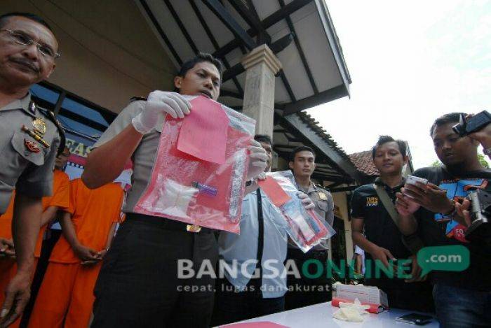 ​Antar Sabu 100 Gram, Bandar Gede Mojokerto Dibekuk Polisi