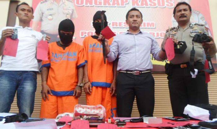 Dua Orang Spesialis Pembobol Rumah Dibekuk Polres Sidoarjo