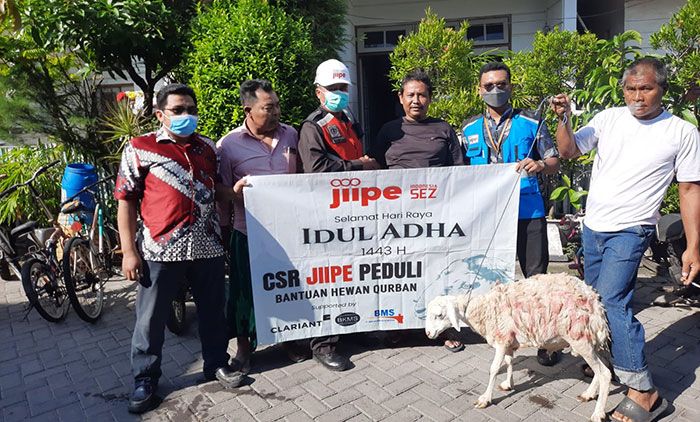 JIIPE Berbagi Hewan Kurban untuk Masyarakat Sekitar saat Idul Adha 1443 H JIIPE Berbagi Hewan Kurban untuk Masyarakat Sekitar saat Idul Adha 1443 H