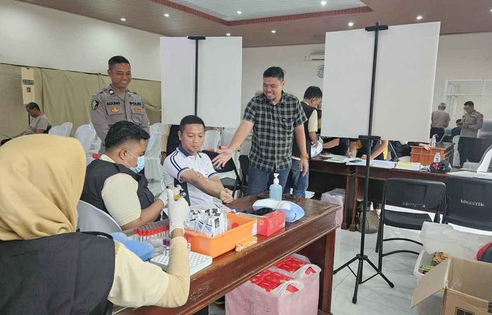 Polres Mojokerto Kota Gelar Pemeriksaan Rutin Polres Mojokerto Kota Gelar Pemeriksaan Rutin