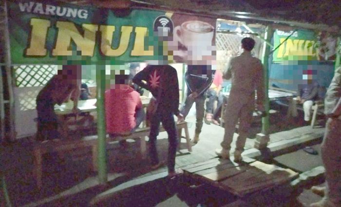 Pesta Miras, Lima Pemuda Mabuk di Kediri Digelandang ke Mako Satpol PP