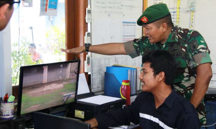 Letkol Sidik Wiyono Tinjau Kondisi Bendungan Gerak Babat