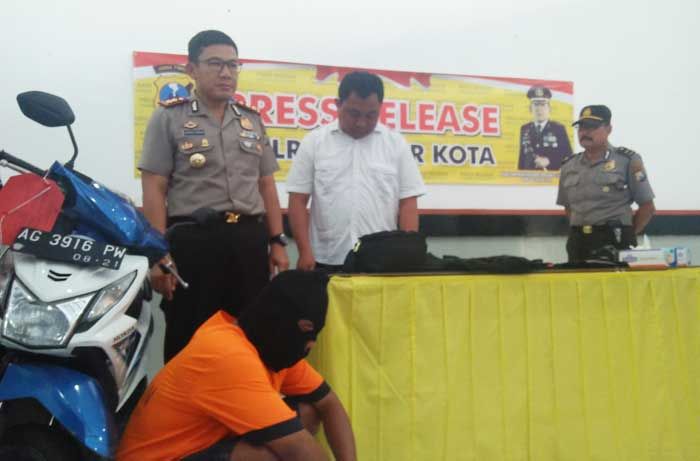 Tak Sampai 24 Jam, Pelaku Curanmor di Blitar Berhasil Ditangkap Polisi