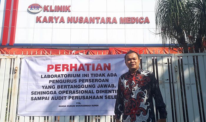 Sengketa antar Pemilik Saham, Klinik KNM di Malang Digembok Sengketa antar Pemilik Saham, Klinik KNM di Malang Digembok