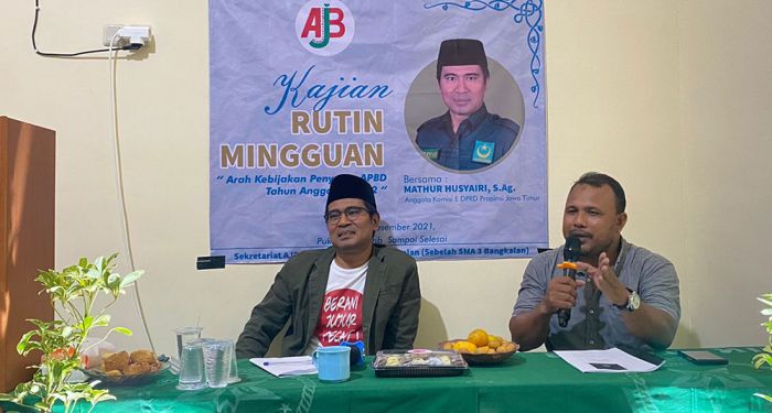 Anggota Komisi E DPRD Jatim Apresiasi Giat Rutin Aliansi Jurnalis Bangkalan Anggota Komisi E DPRD Jatim Apresiasi Giat Rutin Aliansi Jurnalis Bangkalan