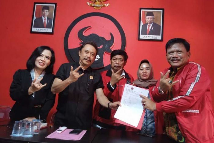 Kang Marhaen Daftarkan Diri Sebagai Bacabup Nganjuk Melalui PDIP