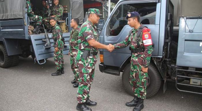 Prajurit Koarmada II Siap Amankan Pemilu di 27 Kabupaten Wilayah Jatim Prajurit Koarmada II Siap Amankan Pemilu di 27 Kabupaten Wilayah Jatim