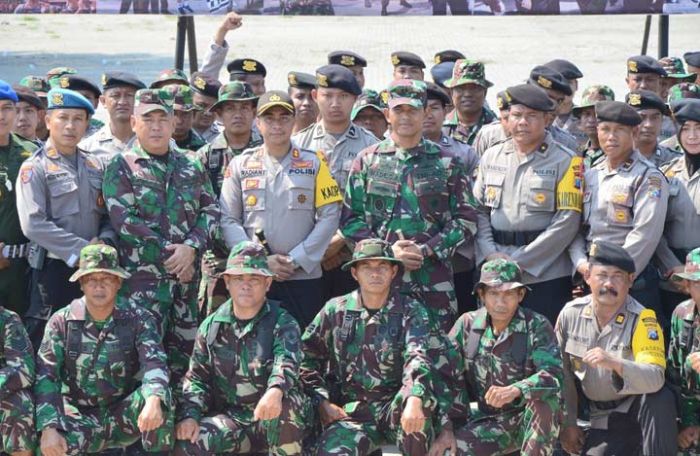 Jalin Sinergitas, TNI-Polri di Ponorogo Gelar Latihan Amankan Pemilu 2019 Jalin Sinergitas, TNI-Polri di Ponorogo Gelar Latihan Amankan Pemilu 2019