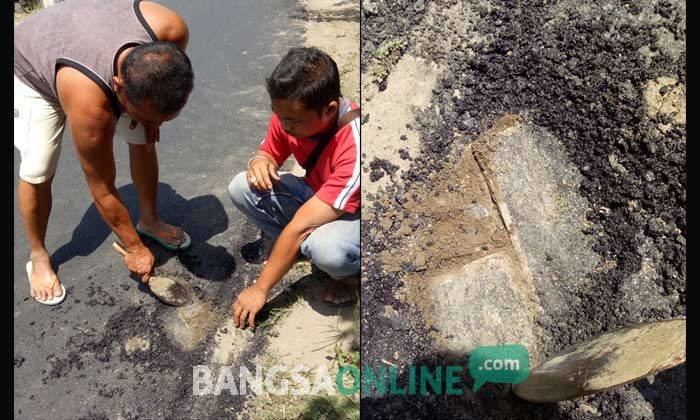 Dana Desa di Pulo Lor Diduga Disalahgunakan, Proyek Hotmix Dikerjakan di atas Paving Dana Desa di Pulo Lor Diduga Disalahgunakan, Proyek Hotmix Dikerjakan di atas Paving