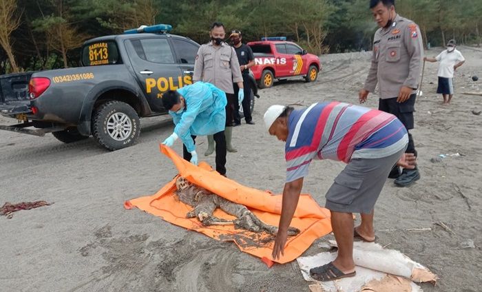 Jasad Tinggal Tulang Belulang Ditemukan di Pantai Jolosutro Blitar, Pakaian Masih Lengkap