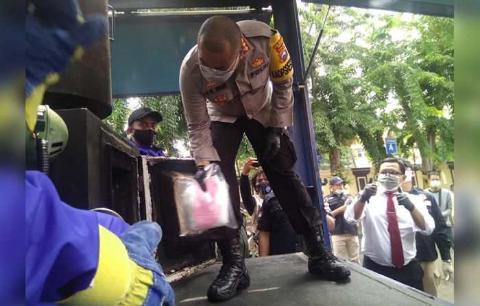 Polrestabes Surabaya Musnahkan BB 78 Kg Sabu, 14.791 Ekstasi, Hingga 96.030 Pil LL Polrestabes Surabaya Musnahkan BB 78 Kg Sabu, 14.791 Ekstasi, Hingga 96.030 Pil LL