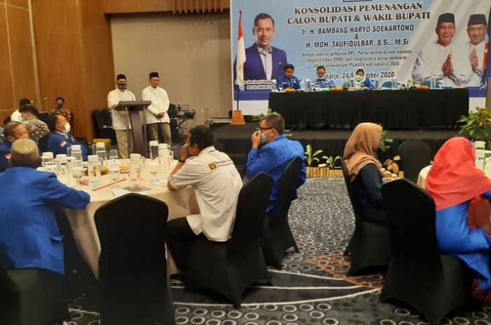 Kader Demokrat Bergerak Masif Menangkan BHS-Taufiq di Pilbup Sidoarjo