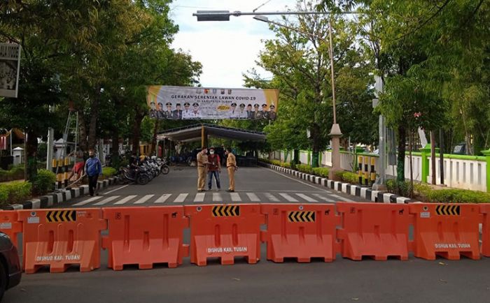 Dukung Gerakan Lawan Covid-19, Dishub Tuban Tutup Jalan Pramuka Dukung Gerakan Lawan Covid-19, Dishub Tuban Tutup Jalan Pramuka