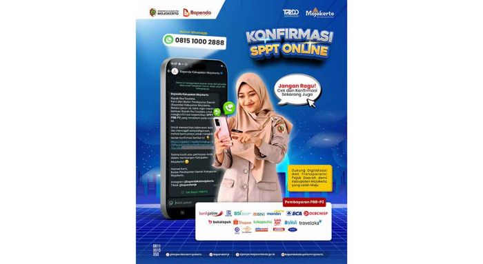 Bapenda Kabupaten Mojokerto Luncurkan Layanan Konfirmasi SPPT