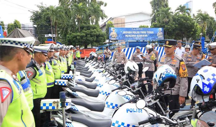 Jelang Operasi Ketupat Semeru 2024, Kapolres Kediri Kota Cek Ranmor Dinas Jelang Operasi Ketupat Semeru 2024, Kapolres Kediri Kota Cek Ranmor Dinas
