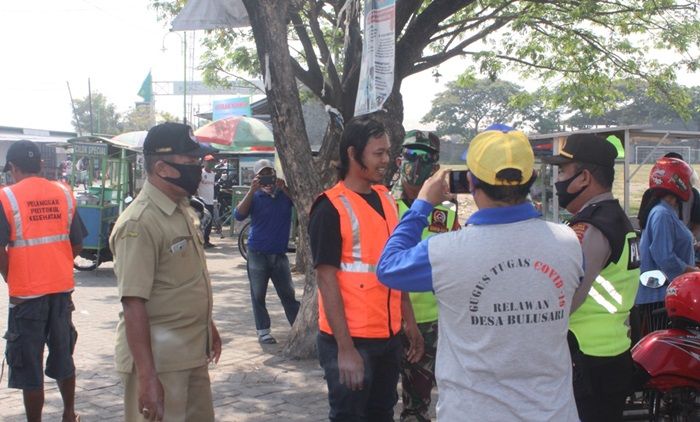 ​Tak Pakai Masker, Warga Bulusari Gempol Disanksi Menghafal Pancasila