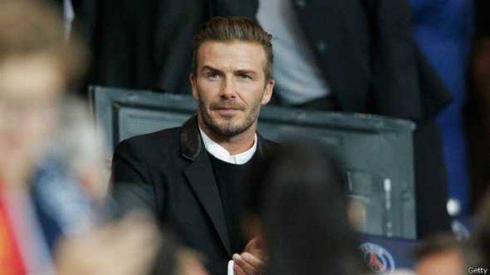 Penerimaan David Beckham Rp390 juta per Hari