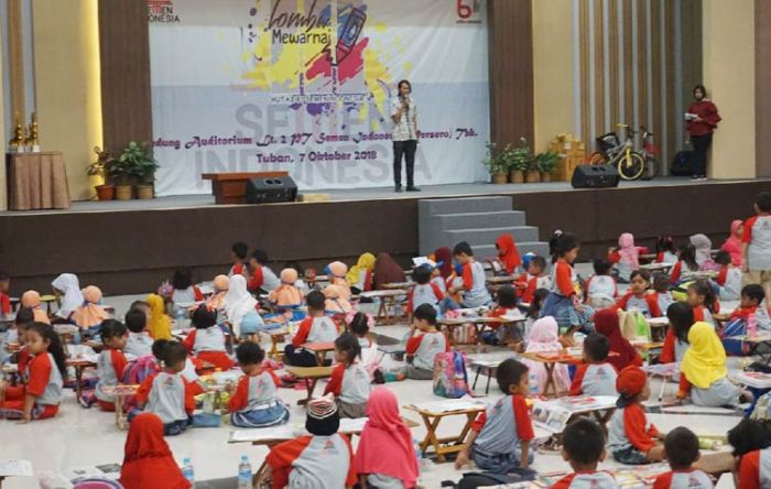 Lomba Mewarnai HUT PT Semen Indonesia diikuti 600 Siswa 