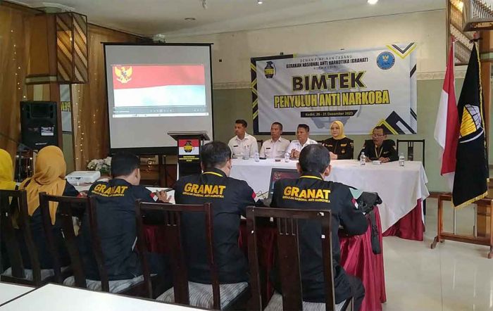 Samakan Persepsi soal Pemberantasan Narkoba, Ormas Granat Kota Kediri Gelar Bimtek