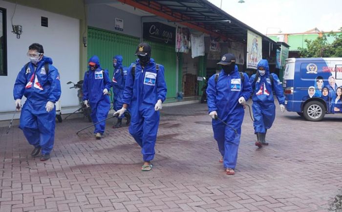 Gabungan 2 Fraksi Demokrat Pusat dan Kabupaten Gelar Baksos Cegah Corona