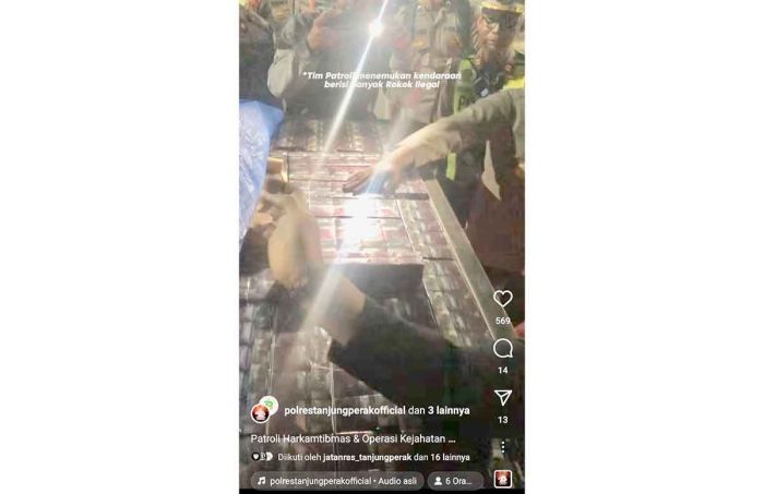 Unggahan Penyitaan Rokok IIegal Polres Tanjuk Perak Dihapus Unggahan Penyitaan Rokok IIegal Polres Tanjuk Perak Dihapus