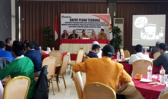 KPU Tuban Tetapkan Kursi Anggota DPRD 2019-2024, PKB Terbanyak KPU Tuban Tetapkan Kursi Anggota DPRD 2019-2024, PKB Terbanyak