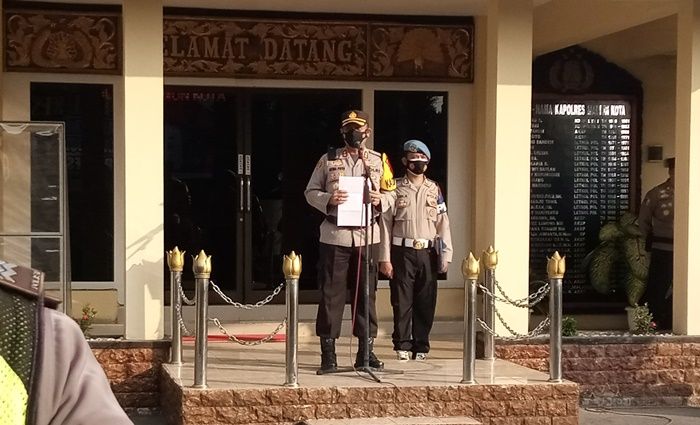 Jelang Lebaran dan Kenaikan Isa Al Masih, Kapolres Madiun Kota Pimpin Apel Kesiapan Operasi Ketupat Jelang Lebaran dan Kenaikan Isa Al Masih, Kapolres Madiun Kota Pimpin Apel Kesiapan Operasi Ketupat