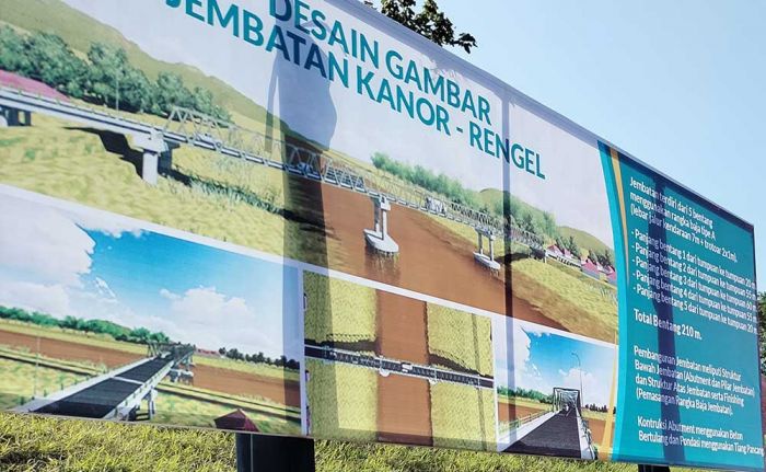 Ditarget Rampung Desember, Begini Desain Jembatan Kanor-Rengel Ditarget Rampung Desember, Begini Desain Jembatan Kanor-Rengel