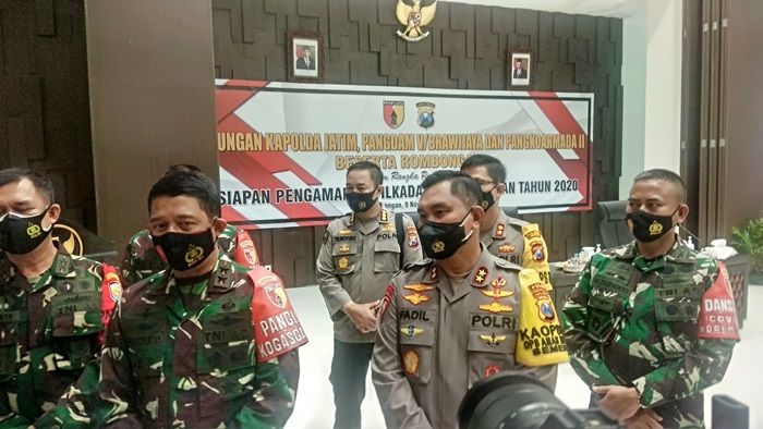 Pangdam V Brawijaya dan Kapolda Jatim Cek Kesiapan Pilkada di Lamongan