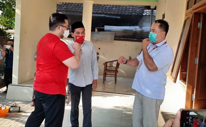 Temui Kelompok Tani Desa Jabon, Dhito Dengarkan Curhatan Petani Temui Kelompok Tani Desa Jabon, Dhito Dengarkan Curhatan Petani