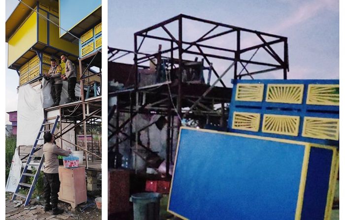 Tiga Pilar Tambaksari Surabaya Robohkan Pagupon dan Amankan 8 Terduga Pelaku Judi Merpati Tiga Pilar Tambaksari Surabaya Robohkan Pagupon dan Amankan 8 Terduga Pelaku Judi Merpati