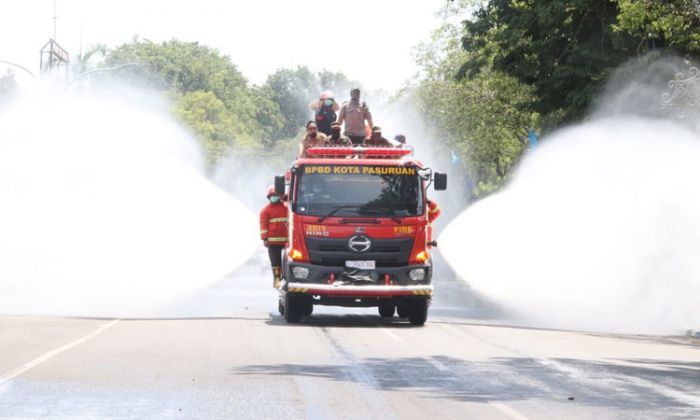 Pemkot Pasuruan dan Forkopimda Lanjutkan Penyemprotan Disinfektan Pemkot Pasuruan dan Forkopimda Lanjutkan Penyemprotan Disinfektan